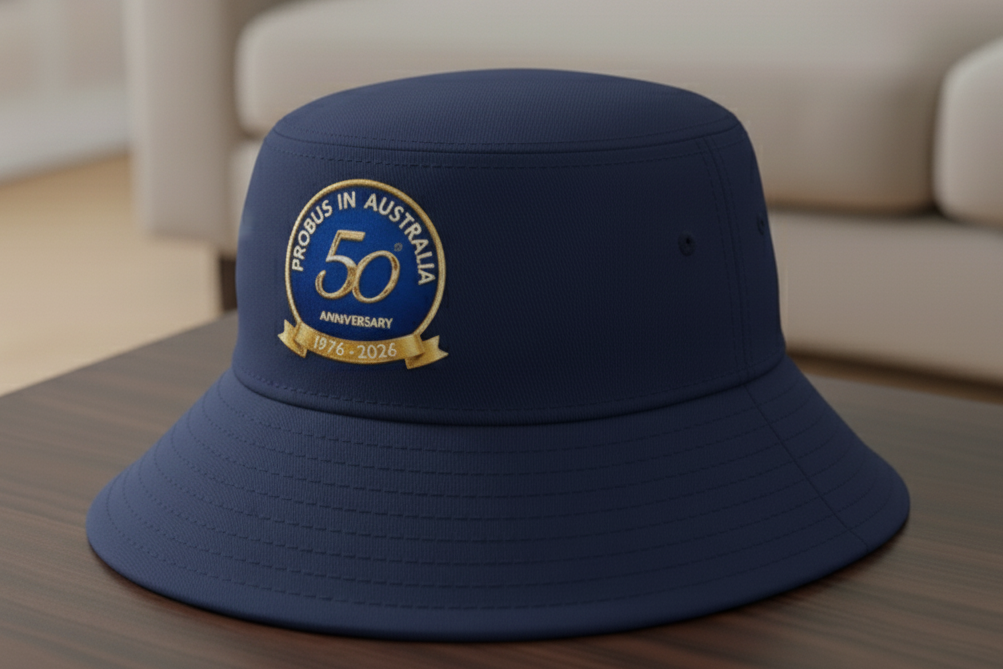 Probus Australia 50th Anniversary Bucket Hat (Arrival in April)