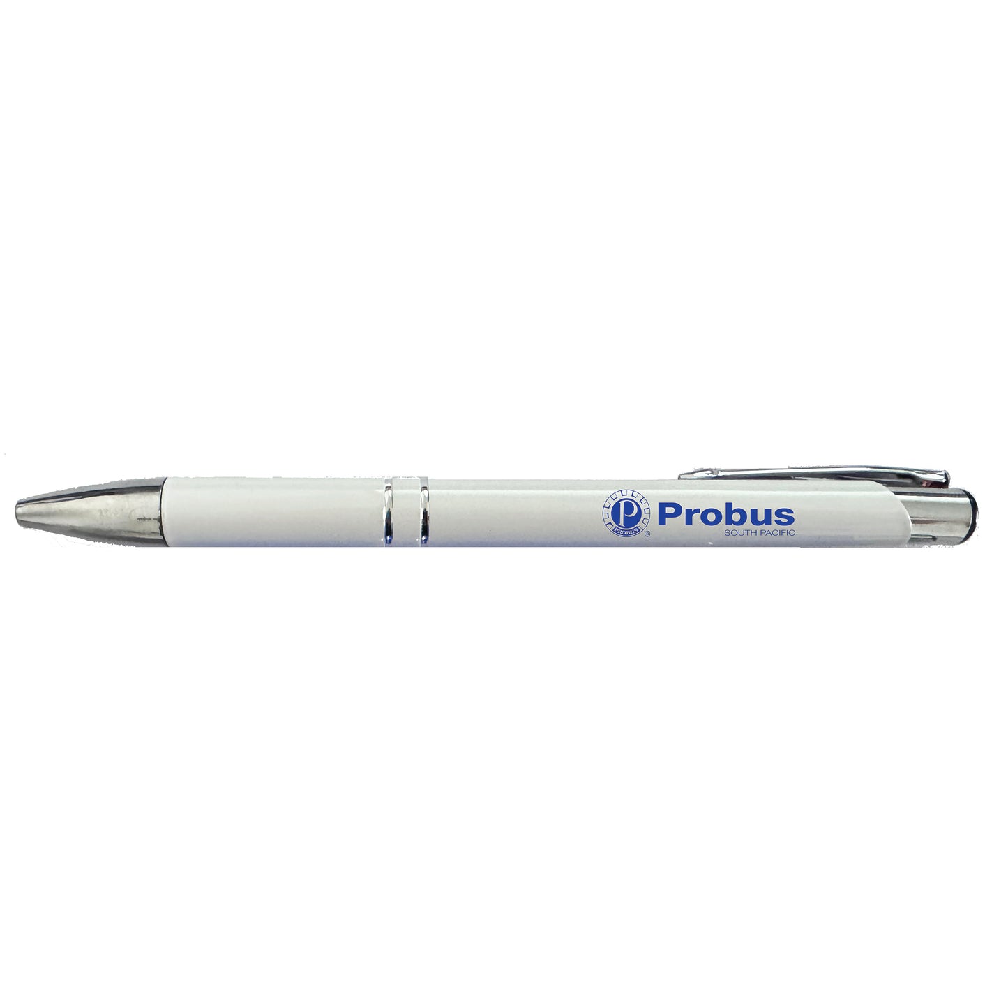 Probus White Ballpoint Pen & Gift Tube