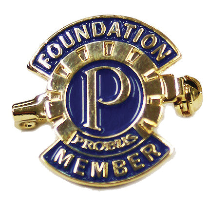 Probus Foundation Member Pin (Brooch Clip Back)