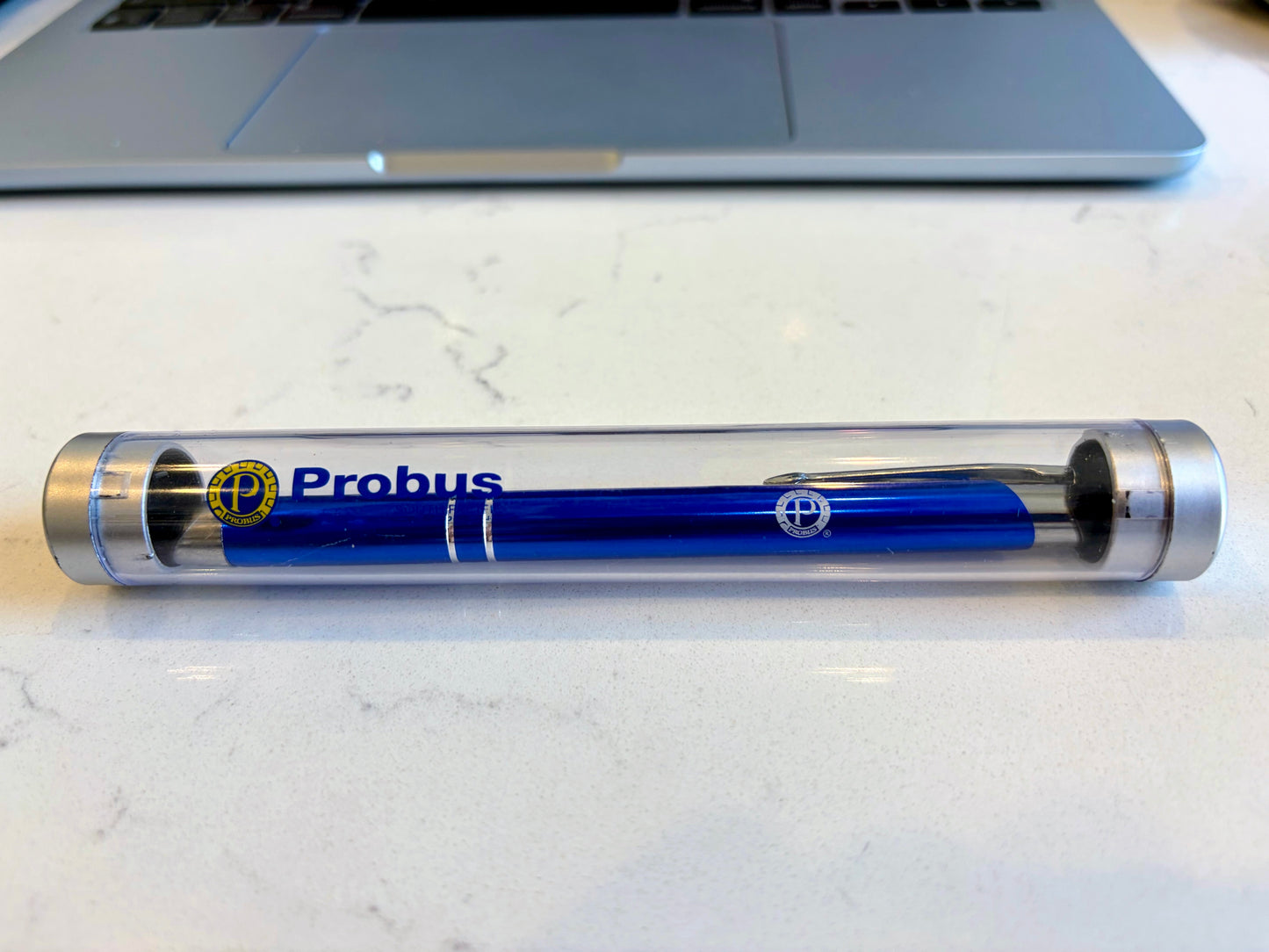 Probus Blue Ballpoint Pen & Gift Tube