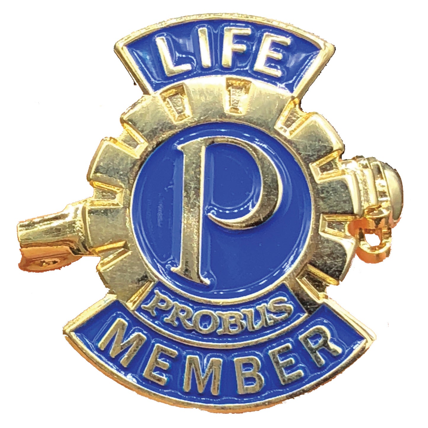 Probus Life Member Pin (Brooch Clip Back)