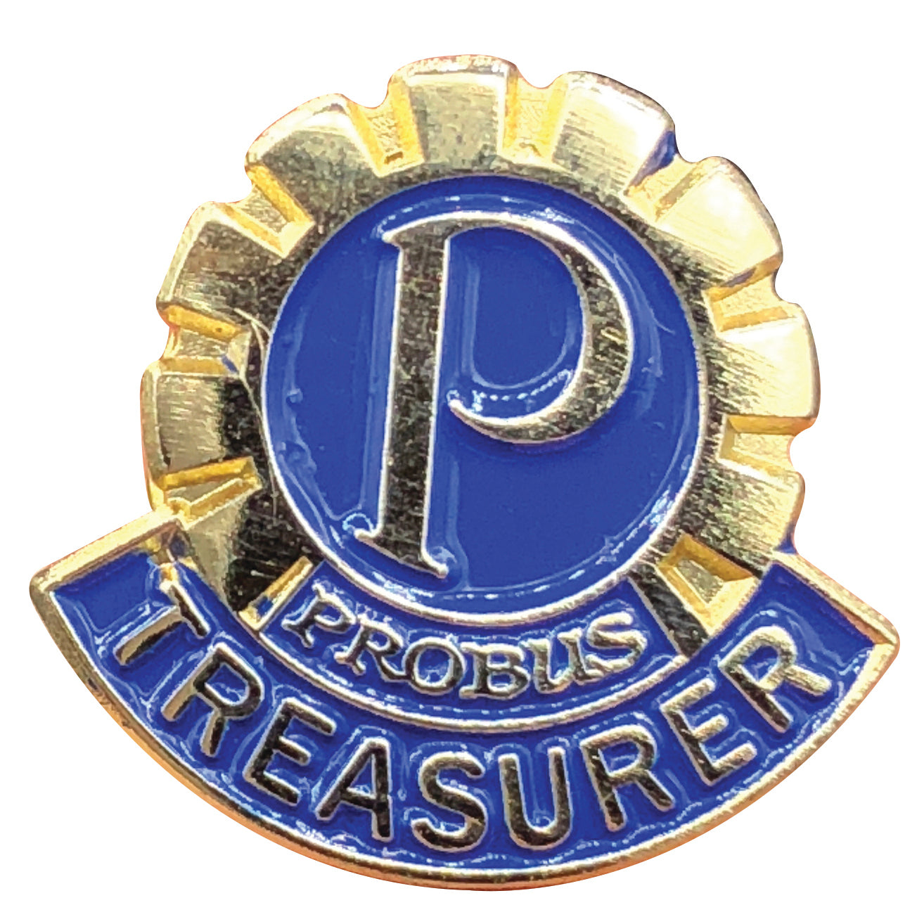 Probus Treasurer Pin (Butterfly Clip Back)